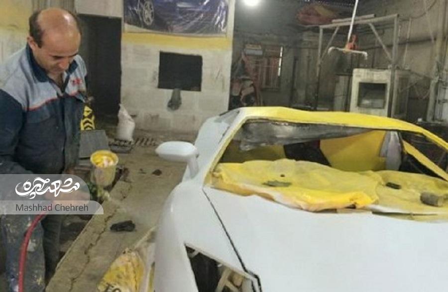 محمدرضاریحانی، سازنده یک «لامبورگینیاِوانتادور» زرد رنگ است محمدرضاریحانی، سازنده یک «لامبورگینیاِوانتادور» زرد رنگ است