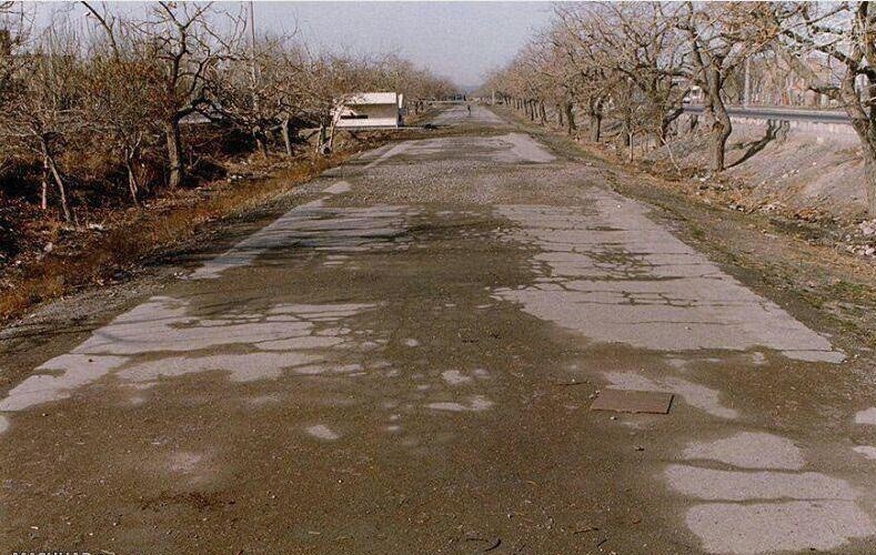مسیر دسترسی به باغ وکیل آباد در 50سال گذشته