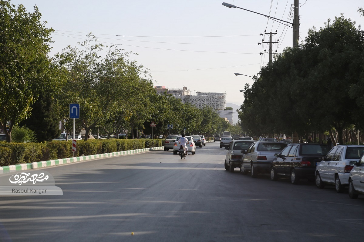 بولوار منتهی به زمینهای کشاورزی در محله پنجتن بولوار منتهی به زمینهای کشاورزی در محله پنجتن