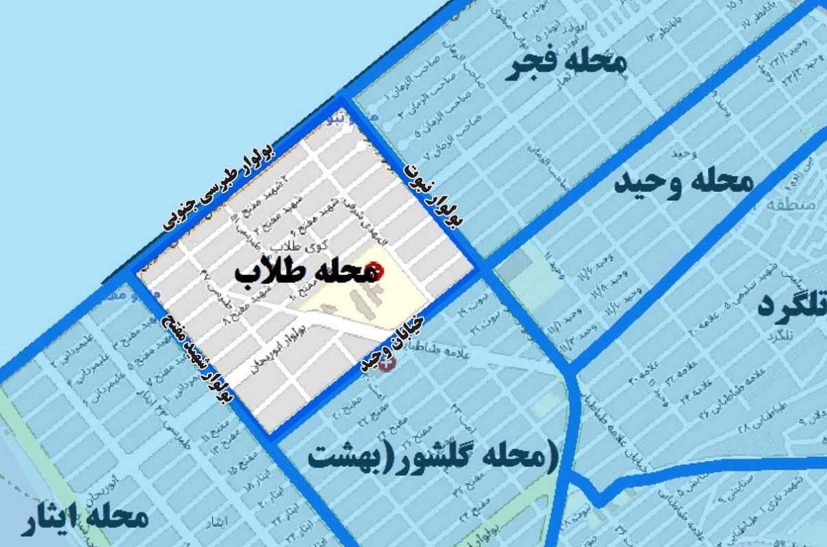 طلاب؛ محله طلبههای مشهد، روی مزرعه محرابخان طلاب؛ محله طلبههای مشهد، روی مزرعه محرابخان