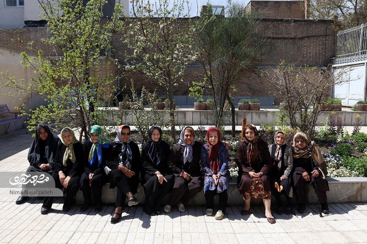 سال تحویل در خانه سالمندان سرای نشاط