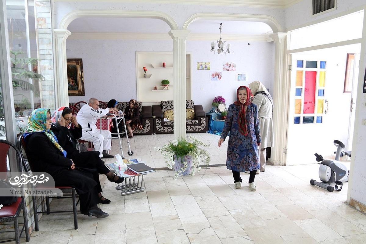 سال تحویل در خانه سالمندان سرای نشاط