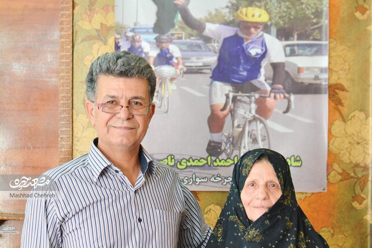 احمدی ناصری، بابای دوچرخه مشهد بود