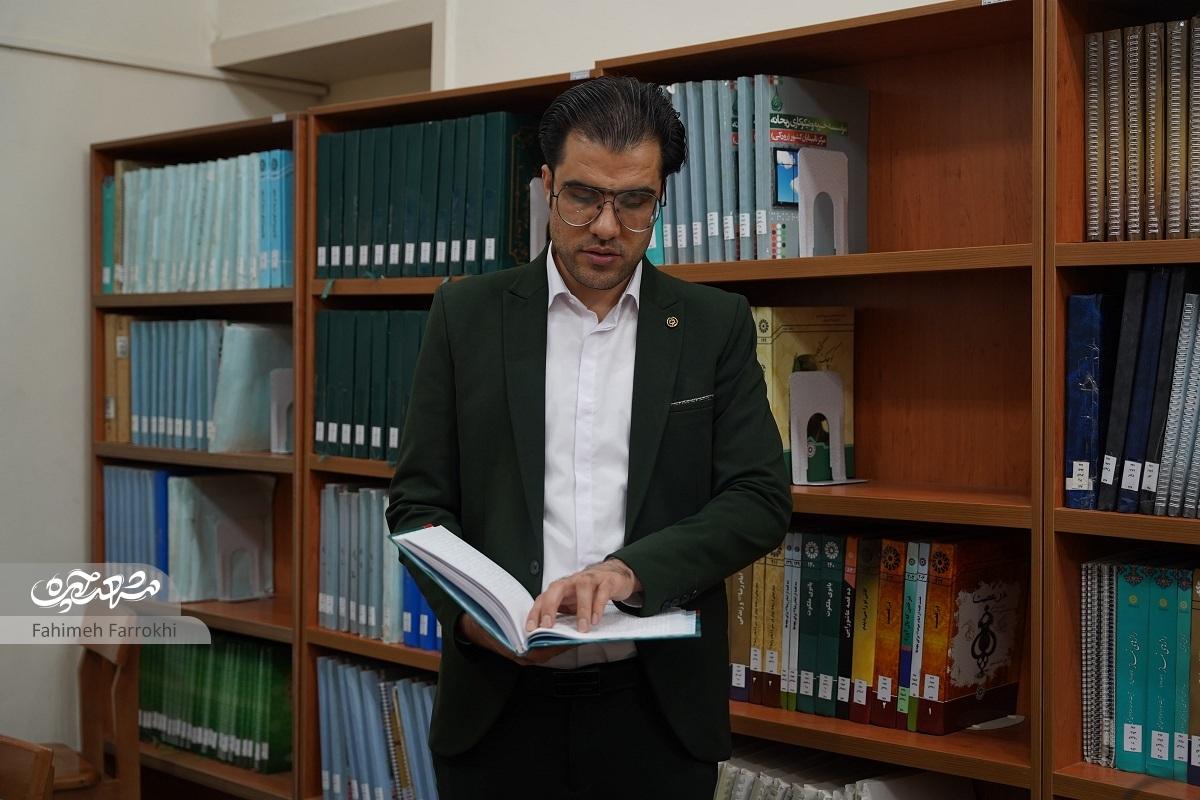 نابینایان کتابخانه دکترشریعتی خواسته‌اند که آدم های موفقی باشند