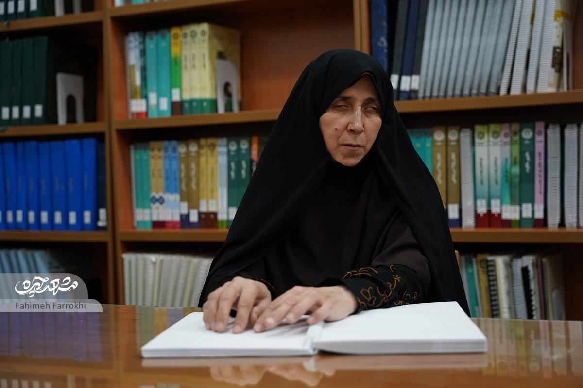 نابینایان کتابخانه دکترشریعتی خواسته‌اند که آدم های موفقی باشند