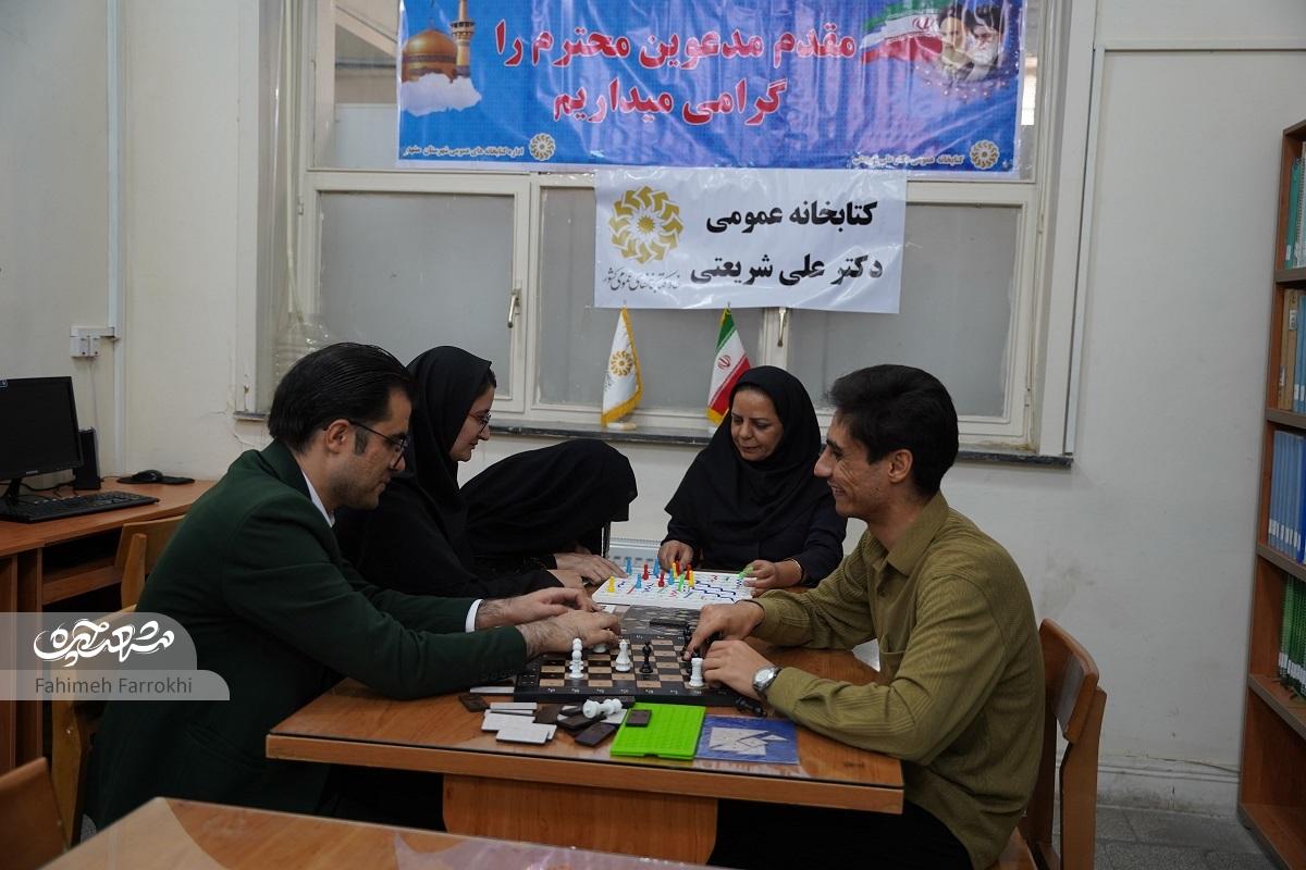 نابینایان کتابخانه دکترشریعتی خواسته‌اند که آدم های موفقی باشند
