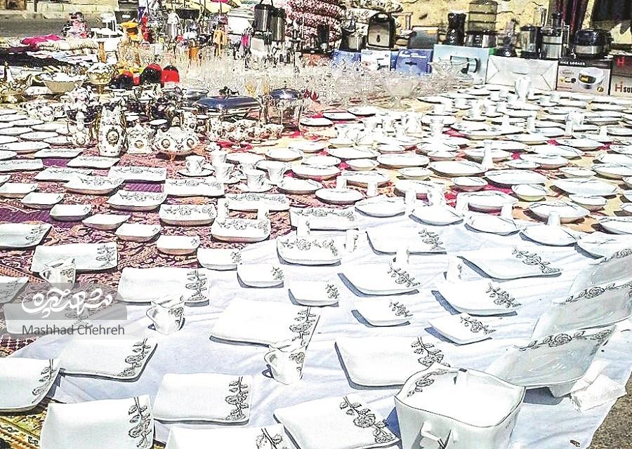 رسم عجیب چیدن جهیزیه در خیابان!