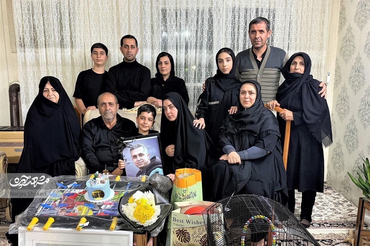 حسین غلامی در حوادث تروریستی اخیر به شهادت رسید