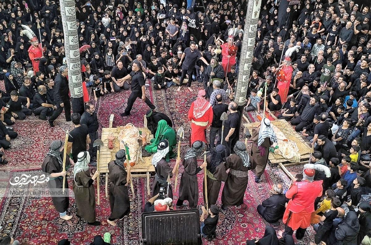 عزاداری اقوام در هیئت مشهد