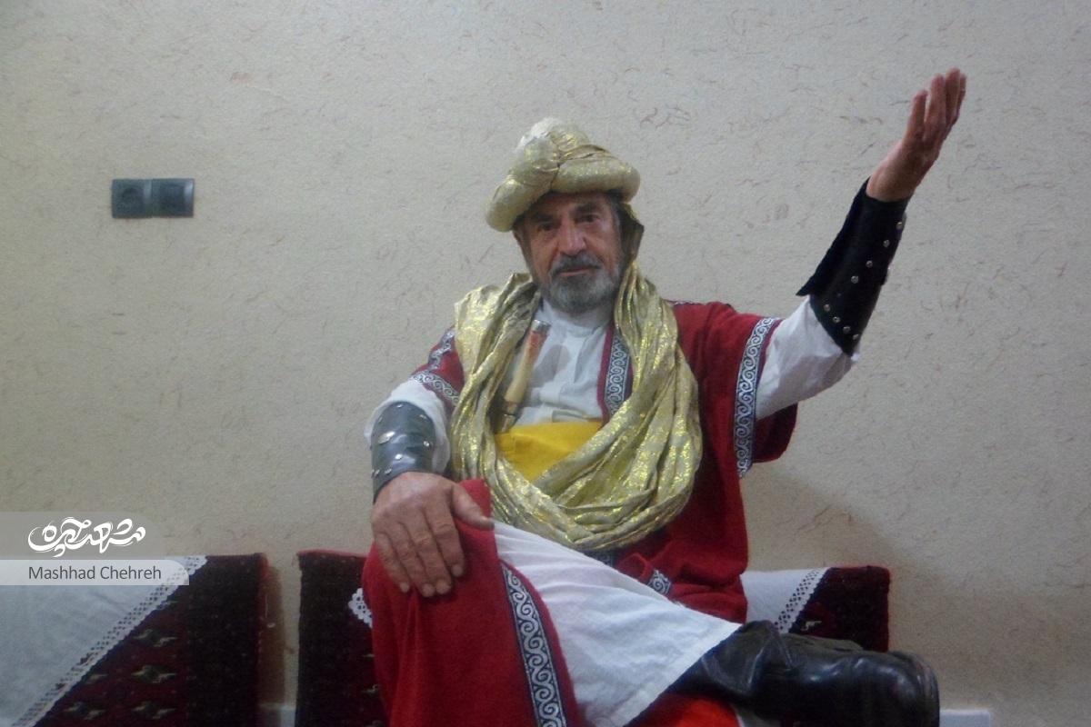نیم قرن شمرخوانی دسته عزاداری؛ فقط به عشق«حسینی»