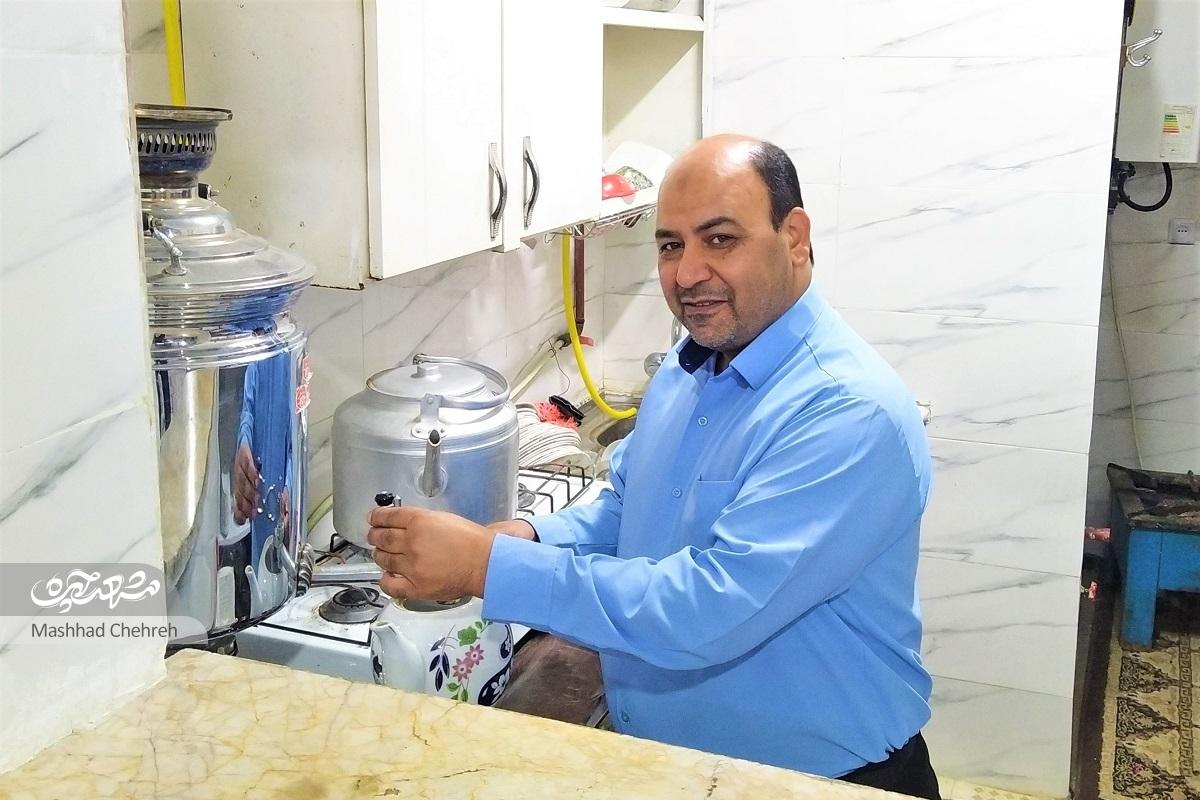 مجتبی غلامزاده وارث خدمت شبانهروزی در مسجدالرضاست مجتبی غلامزاده وارث خدمت شبانهروزی در مسجدالرضاست
