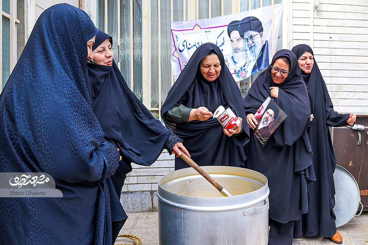 دست‌پخت بانوان محله پایین‌خیابان برای