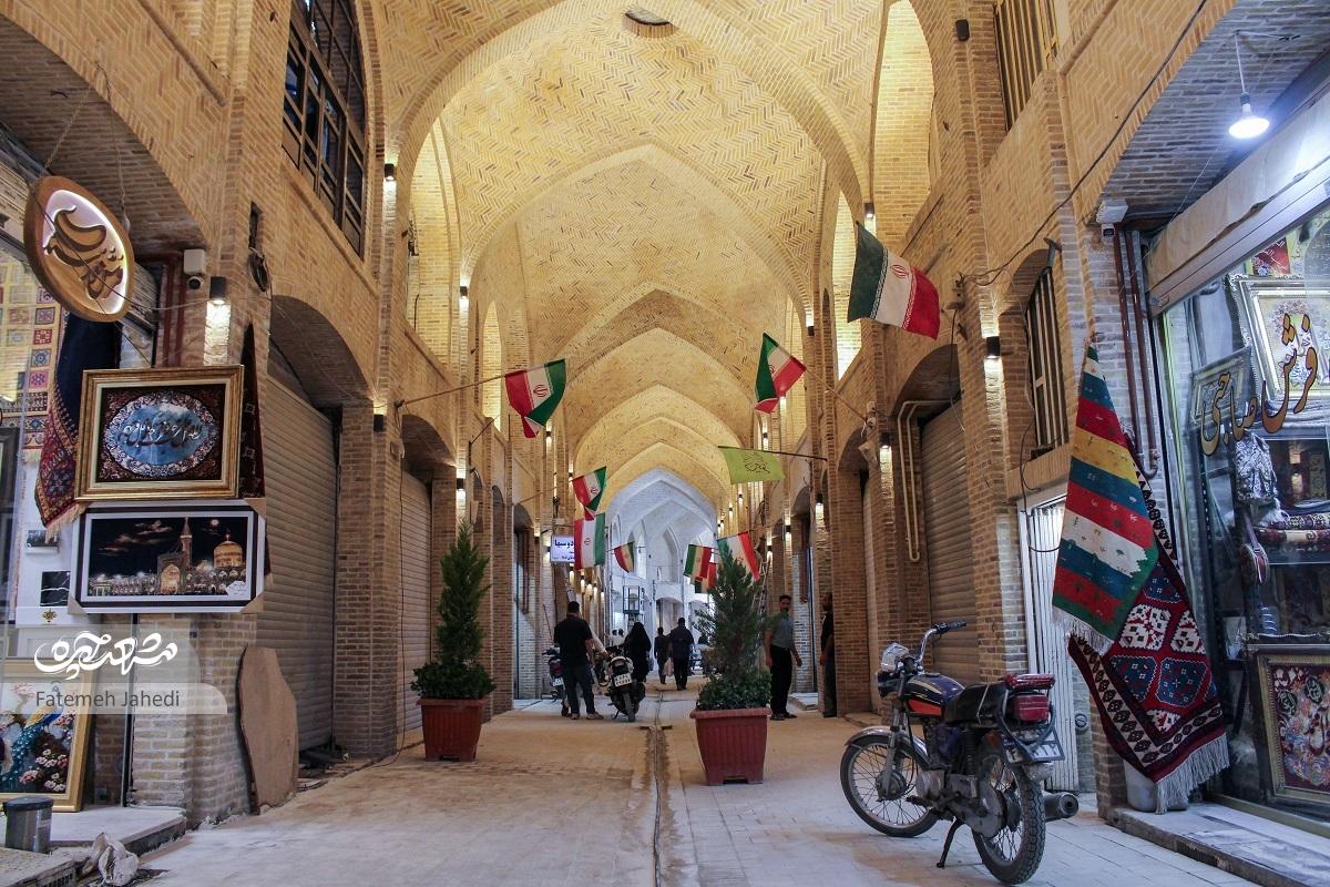 مرمت بازار تاریخی فرش پس از ۸ سال به پایان رسید مرمت بازار تاریخی فرش پس از ۸ سال به پایان رسید