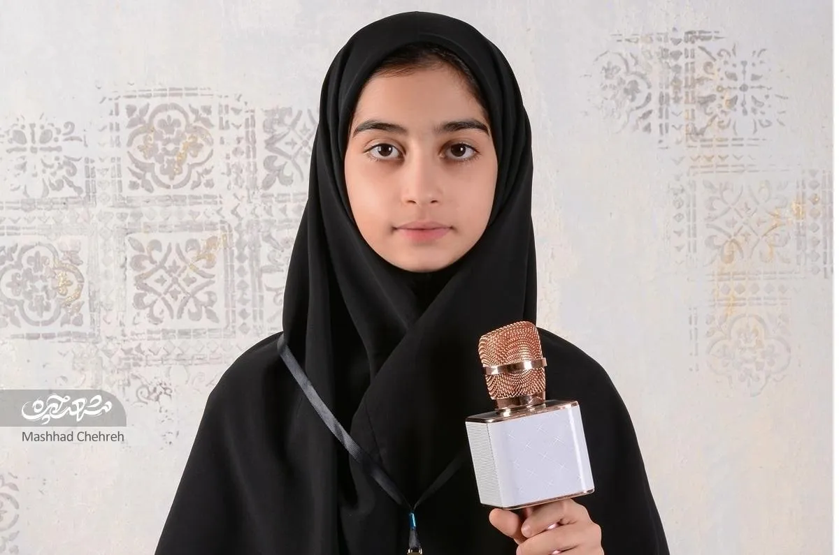 سیده‌آیلار حسینی خبرنگار خوش‌بیان مدرسه
