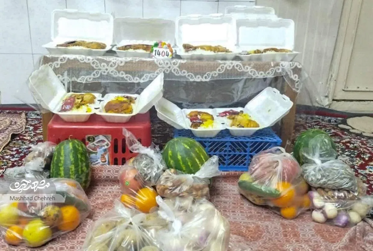 بانوان حسینیه بهادرخان شب یلدای نیازمندان را روشن کردند