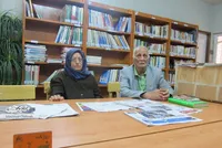 کتابخوان هشتادساله محله جاهدشهر