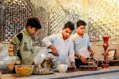 میدان&zwnj;داری نوجوانان در چای&zwnj;خانه مسجدبلال