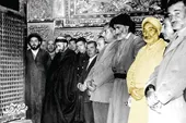 گنبد طلای حرم مطهر امام رضا(ع) یادگار طلایی حبیب&zwnj;الله بنای رضوی است