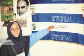 گل&zwnj;افروز پارسی&zwnj;، هوادار استقلالی به &laquo;نه نه آبی&raquo; شهرت دارد