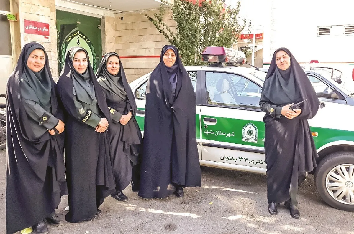ساعتی در کلانتری زنانه مشهد که در ایران تک است