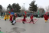 هفت ساعت شبیه&zwnj;&rlm;خوانی در چهارراه آزادشهر