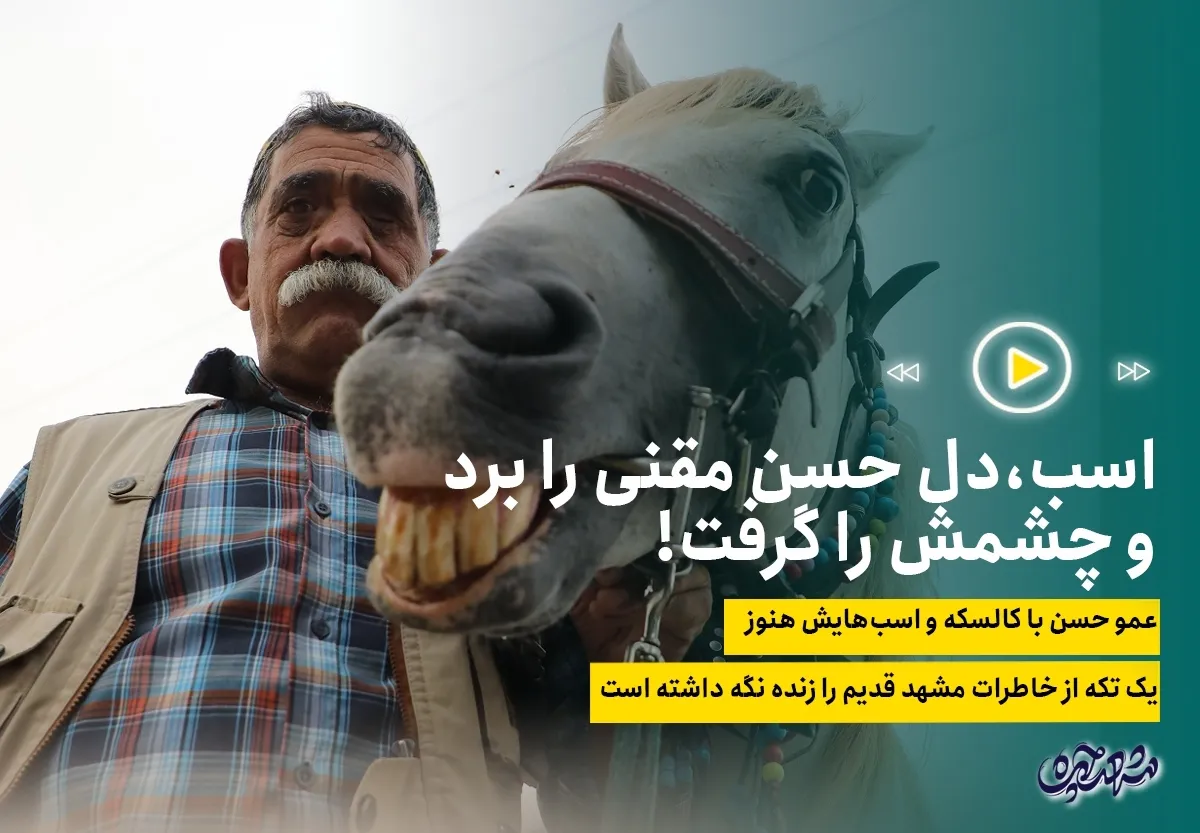 اسب دل حسن‌ مقنی را برد و چشمش را گرفت!