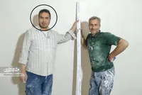 مهدی اوستاکاظم برای کمک به جنگ‌زدگان به تهران رفته است