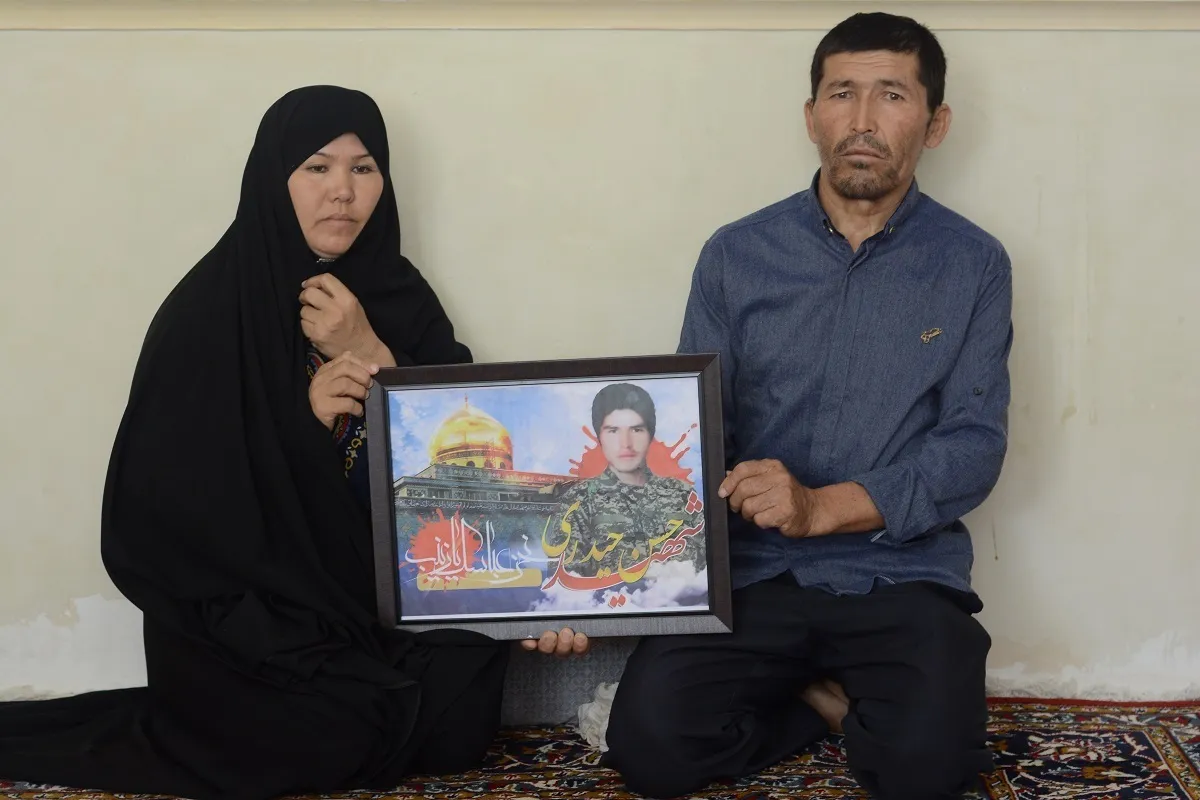 دل‌نوشته شهیدمدافع حرم روی کولر: دوستت دارم مادر