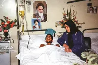 خون آلوده فرانسوی درد جانباز جنگ را دوچندان کرد