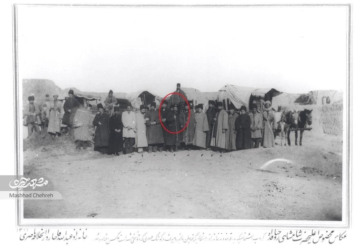 قدیمی‌ترین تصویر کوشک مهدی در آلبوم موزه گلستان