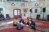 جوانان جاهدشهر، راهنمای زائران مراسم تشییع رهبرشهید شدند