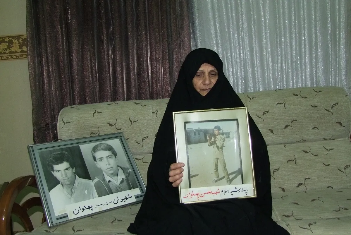ماندگار مهربانی مادر مهربان شهیدان حسن و حسین پهلوان است