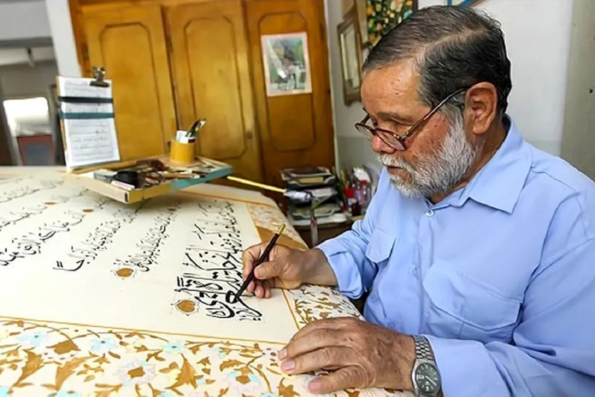 خوشنویس علی اکبر اسماعیلی قوچانی 