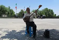 ۲۰ سال دوتارنوازی ابراهیم قویدل درجوار آرامگاه فردوسی