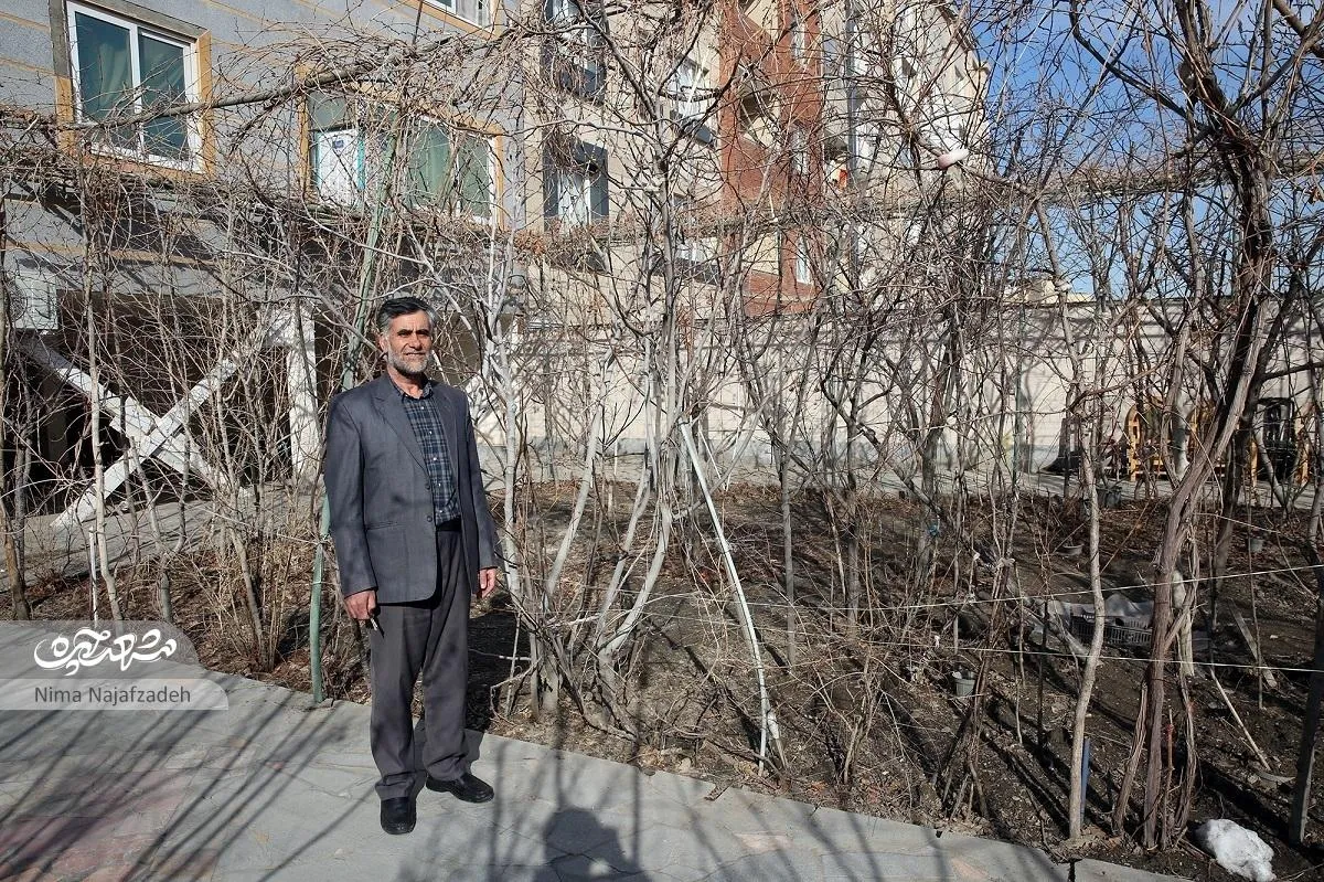 ذخیره آب باران برای آبیاری درختان مجتمع مسکونی