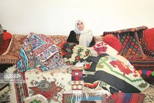 آنقدر از گلیم‌ها عکاسی کردم که خودم گلیم‌باف شدم!