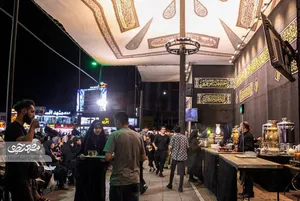 حال خوب عزاداران در ایستگاه احمدآباد