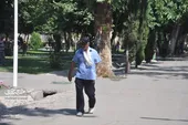 دست بالای غلامحسن رضایی در پیاده&zwnj;روی دور رینگ پارک ملت