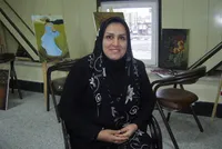 فاطمه احمدی، با کشیدن نقاشی به آرامش می‌رسد