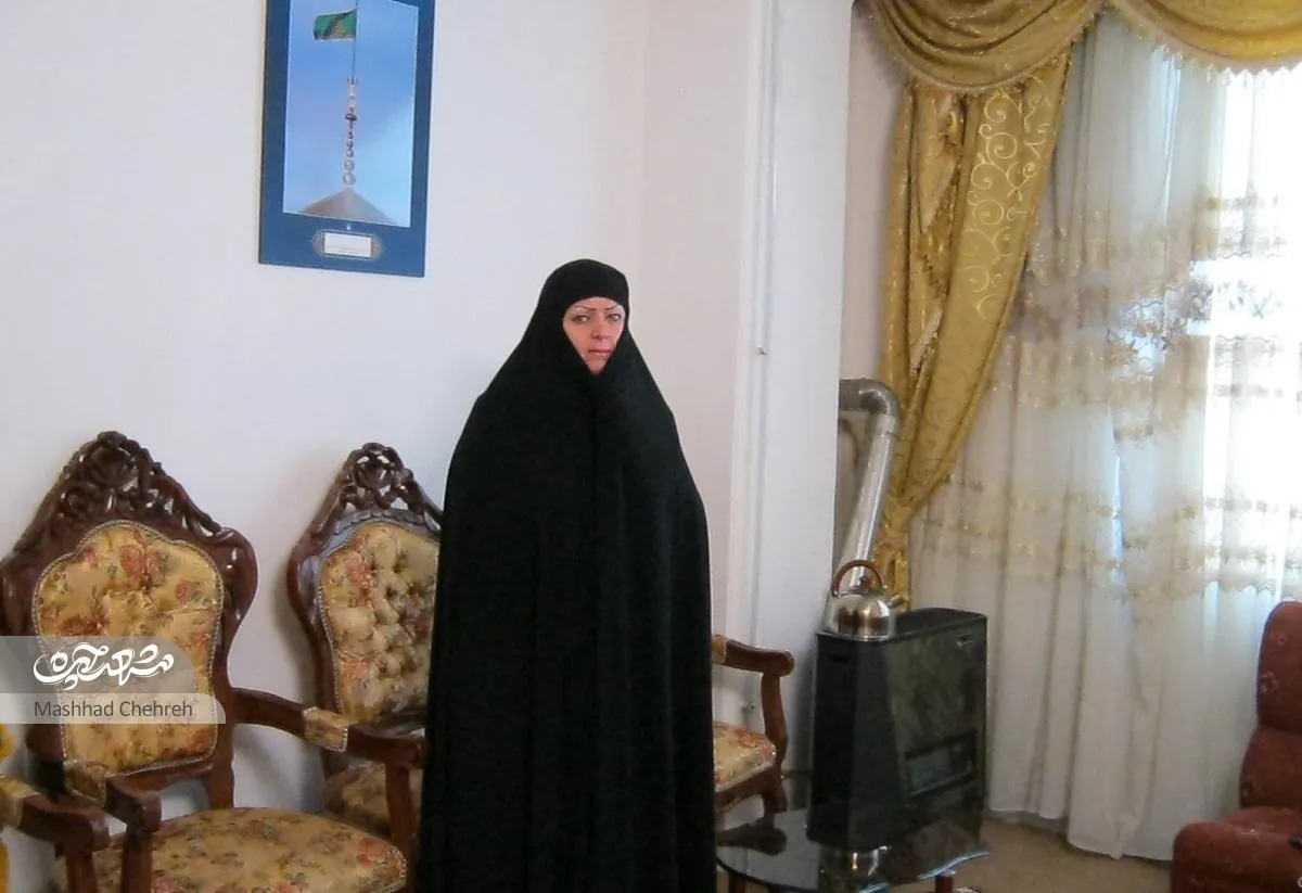نام نیره شیرفروشان در دفتر شفایافتگان حرم ثبت شده است