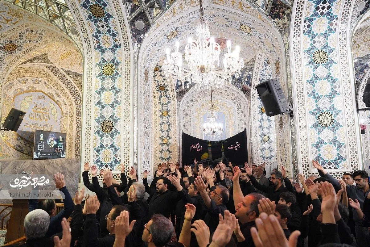 برکت چهل ساله عزاداری «باغ گندم» یزدی‌ها در حرم امام رضا(ع)
