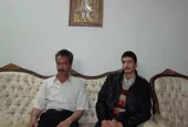 محمدرضا صابری ۱۶ ساله ضرب&zwnj;گیر زورخانه محله وکیل آباد است