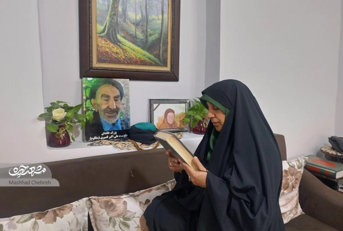 جلسه قرآن بی‌بی‌ آمنه قیصری چهل ساله شد