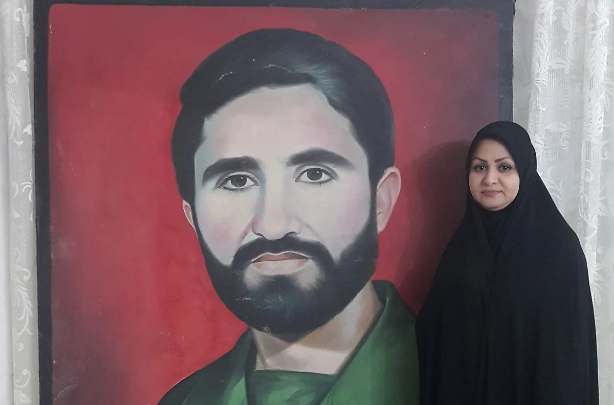 شهید جنگی روی تین روغن نام آزادشهر را نوشت