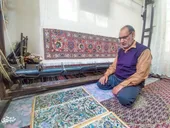 60 سال قالی&zwnj;بافی و کلیدداری تکیه حاج&zwnj;رجب