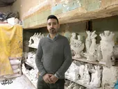  مجسمه&zwnj;ساز محله شهید معقول ٧٠مدل مجسمه در کارگاه کوچکش می&zwnj;سازد