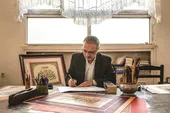 استاد خوش&zwnj;نویسی مشهدی دو خط هنری جدید ابداع کرده است