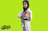 مهدیه شیری با 30مدال رنگارنگ، مقام اول آسیایی را در ورزش کاراته دارد