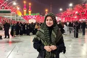 حنانه باوفا با عصا به کربلا رفت اما بدون عصا برگشت