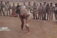 پهلوان چوخه‌کار توس در تنگه چزابه هم با عراقی‌ها کشتی گرفت!